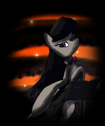 Size: 1000x1200 | Tagged: safe, artist:baxtermega, octavia melody, earth pony, pony, conductor, female, gray coat, mare