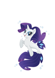 Size: 1128x1600 | Tagged: safe, rarity, seapony (g4), my little pony: the movie, female, mare, seaponified, seapony rarity, simple background, solo, species swap, transparent background