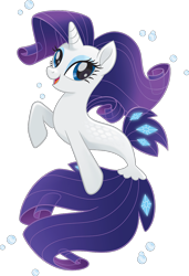 Size: 747x1090 | Tagged: safe, rarity, seapony (g4), my little pony: the movie, female, mare, seaponified, seapony rarity, simple background, solo, species swap, transparent background