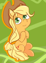 Size: 450x615 | Tagged: safe, artist:lsimo, applejack, earth pony, pony, female, mare, simple, solo