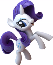 Size: 3873x4751 | Tagged: safe, artist:andrew hickinbottom, rarity, pony, unicorn, my little pony: the movie, 3d, simple background, solo, white background