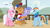 Size: 1920x1080 | Tagged: safe, derpibooru import, screencap, clear sky, quibble pants, rainbow dash, wind sprint, earth pony, pegasus, pony, unicorn, common ground, clothes, context is for the weak, discovery family logo, eyes closed, female, filly, handkerchief, hat, male, mare, put me down, shirt, stallion, what are you doing