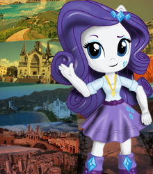 Size: 2200x2500 | Tagged: safe, artist:brayant9, rarity, equestria girls, clothes, colombia, doll, equestria girls minis, eqventures of the minis, skirt, solo, toy