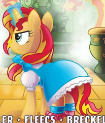 Size: 407x478 | Tagged: safe, idw, sunset shimmer, spoiler:comic, spoiler:comic43, clothes, costume, dorothy gale, the wizard of oz