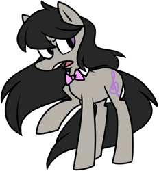 Size: 704x757 | Tagged: safe, artist:ghost, octavia melody, earth pony, pony, bowtie, female, mare, simple background, solo, white background