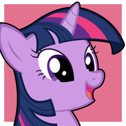 Size: 600x600 | Tagged: safe, artist:dozeu, derpibooru import, twilight sparkle, bust, pixiv, portrait, solo