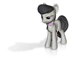 Size: 674x501 | Tagged: safe, artist:hashbro, octavia melody, earth pony, pony, 3d, simple background, white background