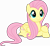 Size: 5388x5000 | Tagged: safe, artist:dashiesparkle, artist:hawk9mm, fluttershy, pegasus, pony, trade ya, .svg available, absurd resolution, crossed hooves, cute, inkscape, ponyscape, prone, shyabetes, simple background, smiling, solo, transparent background, vector