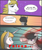 Size: 1024x1222 | Tagged: safe, artist:sosweetntasty, octavia melody, prince blueblood, earth pony, pony, blueabuse, comic, falcon punch, meme, this will end in pain, vulgar