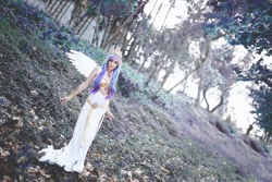 Size: 1920x1280 | Tagged: safe, artist:illisiacosplay, princess celestia, human, clothes, cosplay, costume, female, forest, irl, irl human, photo, solo