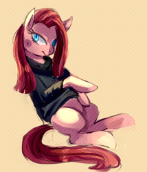 Size: 1280x1496 | Tagged: safe, artist:cherivinca, pinkie pie, earth pony, pony, clothes, pinkamena diane pie, solo, sweater