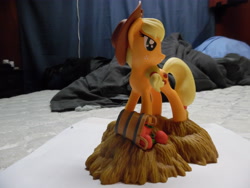 Size: 4608x3456 | Tagged: safe, artist:diamondselecttoys, applejack, figure, irl, merchandise, photo, piggy bank, solo