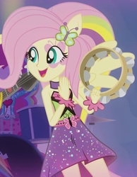 Size: 542x699 | Tagged: safe, screencap, fluttershy, equestria girls, rainbow rocks, outfit catalog, ponied up, solo