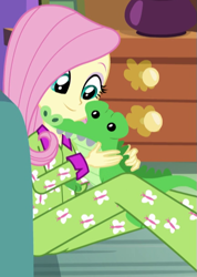 Size: 433x607 | Tagged: safe, screencap, fluttershy, equestria girls, rainbow rocks, clothes, outfit catalog, pajamas, solo