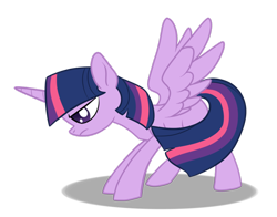 Size: 1008x792 | Tagged: safe, artist:mishti14, derpibooru import, twilight sparkle, twilight sparkle (alicorn), alicorn, pony, female, fighting stance, mare, solo