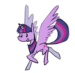 Size: 667x651 | Tagged: safe, artist:enma-darei, derpibooru import, twilight sparkle, twilight sparkle (alicorn), alicorn, pony, solo