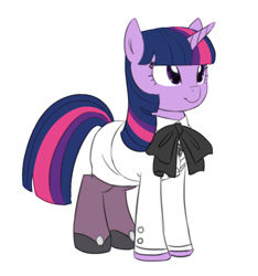 Size: 673x720 | Tagged: safe, artist:carnifex, derpibooru import, twilight sparkle, clothes, cute, pantyhose, shoes, skirt, solo, stockings