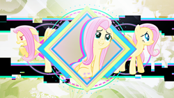 Size: 1920x1080 | Tagged: safe, artist:divideddemensions, fluttershy, pegasus, pony, solo, vector, wallpaper