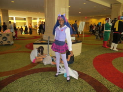 Size: 4000x3000 | Tagged: safe, artist:tigerlillys, derpibooru import, twilight sparkle, human, 2012, anime weekend atlanta, clothes, convention, cosplay, irl, irl human, photo, skirt