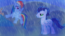 Size: 1280x719 | Tagged: safe, artist:mlplary6, derpibooru import, rainbow dash, soarin', pegasus, pony, female, male, shipping, soarindash, straight