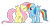 Size: 718x363 | Tagged: safe, artist:mixermike622, derpibooru import, fluttershy, rainbow dash, pegasus, pony, female, flutterdash, lesbian, mare, shipping, simple background, transparent background