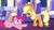 Size: 836x468 | Tagged: safe, screencap, applejack, pinkie pie, earth pony, pony, castle sweet castle, discovery family logo