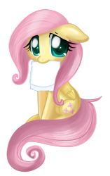 Size: 642x1024 | Tagged: safe, artist:pridark, edit, fluttershy, pegasus, pony, cute, diaper, diaper edit, looking at you, mouth hold, shyabetes, simple background, sitting, solo, transparent background