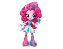 Size: 386x300 | Tagged: safe, derpibooru import, pinkie pie, equestria girls, rainbow rocks, clothes, doll, equestria girls minis, microphone, pantyhose, shoes, skirt, toy