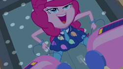 Size: 1280x720 | Tagged: safe, screencap, pinkie pie, equestria girls, friendship games, faic, great moments in animation, solo