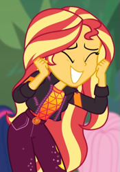 Size: 359x514 | Tagged: safe, screencap, fluttershy, sci-twi, sunset shimmer, twilight sparkle, better together, equestria girls, sunset's backstage pass!, cropped