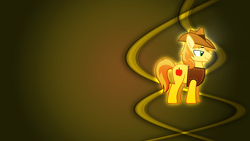 Size: 1920x1080 | Tagged: safe, artist:episkopi, artist:kishmond, derpibooru import, braeburn, solo, vector, wallpaper