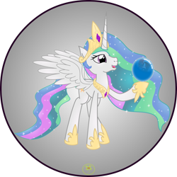 Size: 3800x3800 | Tagged: safe, artist:lakword, princess celestia, alicorn, pony, happy, royalty, simple background, solo, standing, transparent background