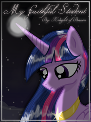 Size: 950x1268 | Tagged: safe, artist:knight-of-bacon, derpibooru import, twilight sparkle, twilight sparkle (alicorn), alicorn, pony, cover art, solo