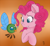Size: 1600x1478 | Tagged: safe, artist:dfectivedvice, artist:dragonfoorm, pinkie pie, earth pony, parasprite, pony, cute, tongue out