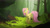 Size: 2500x1376 | Tagged: safe, artist:fuzzyfox11, fluttershy, pegasus, pony, folded wings, forest, looking at you, looking back, nature, scenery, solo