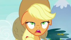 Size: 1920x1080 | Tagged: safe, screencap, applejack, earth pony, pony, bloom and gloom, i came, out of context