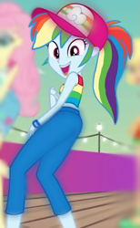 Size: 399x648 | Tagged: safe, artist:princesslunadashmlp, derpibooru import, edit, edited screencap, screencap, rainbow dash, better together, equestria girls, i'm on a yacht, cropped, cute, dashabetes, geode of super speed, magical geodes, solo focus