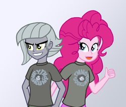 Size: 1490x1272 | Tagged: safe, artist:oneovertwo, limestone pie, pinkie pie, equestria girls, arin hanson, danny sexbang, equestria girls-ified, game grumps