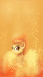 Size: 1080x1920 | Tagged: safe, artist:annielith, derpibooru import, spitfire, pegasus, pony, female, mare, solo, two toned mane, wings, yellow coat
