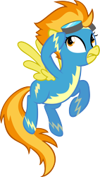 Size: 1352x2374 | Tagged: safe, artist:breadking, artist:egophiliac, derpibooru import, spitfire, pony, simple background, solo, transparent background, vector, wonderbolts uniform