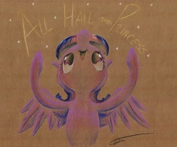 Size: 1280x1067 | Tagged: safe, artist:getchanoodlewet, derpibooru import, twilight sparkle, twilight sparkle (alicorn), alicorn, pony, female, mare, solo, traditional art