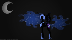 Size: 1920x1080 | Tagged: safe, artist:narxinba222, derpibooru import, nightmare moon, solo, wallpaper