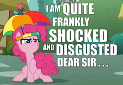 Size: 400x277 | Tagged: safe, screencap, pinkie pie, earth pony, pony, feeling pinkie keen, artifact, image macro, meme, reaction image