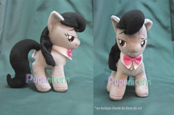 Size: 751x497 | Tagged: safe, artist:lemonkylie, octavia melody, earth pony, pony, bowtie, irl, photo, plushie, solo