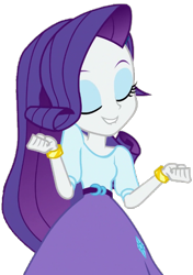 Size: 467x664 | Tagged: safe, artist:thebar, rarity, dance magic, equestria girls, spoiler:eqg specials, belt, bracelet, cute, dancing, eyes closed, female, jewelry, raribetes, simple background, solo, transparent background