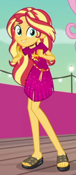 Size: 320x731 | Tagged: safe, screencap, sunset shimmer, better together, equestria girls, i'm on a yacht, cropped, feet, legs, sandals