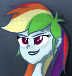 Size: 345x367 | Tagged: safe, artist:maksymvaulin, derpibooru import, rainbow dash, equestria girls, unfinished art