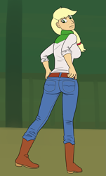 Size: 1211x2000 | Tagged: safe, artist:someguy88, applejack, equestria girls, applebutt, clothes, humanized, jeans