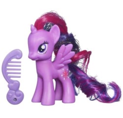 Size: 809x770 | Tagged: safe, derpibooru import, twilight sparkle, twilight sparkle (alicorn), alicorn, pony, brushable, comb, female, mare, rainbow power, toy