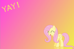 Size: 1920x1280 | Tagged: safe, artist:minebk, fluttershy, pegasus, pony, female, mare, pink mane, solo, yellow coat